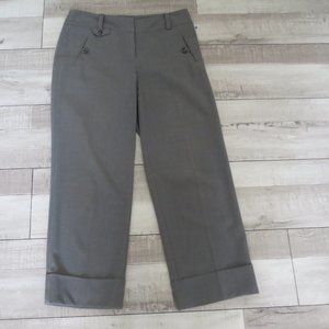 Ann Taylor Charcoal Cropped Pants